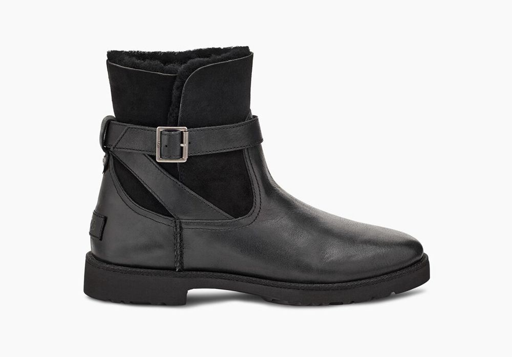 Ugg Classic Boots Canada - Ugg Women's Romely Buckle Black